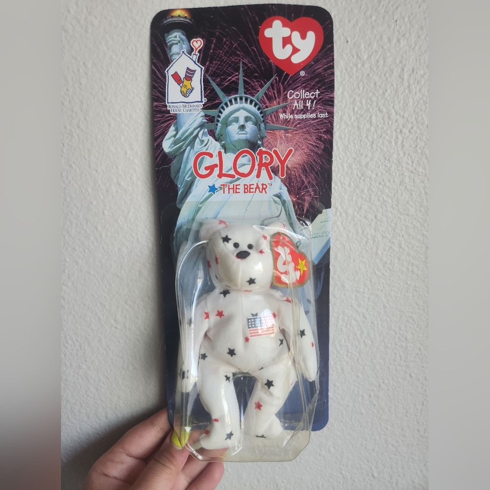 1999 Rare Vintage ty Beanie Babies With Errors Born July 4th 1997 Tush Tag 1993